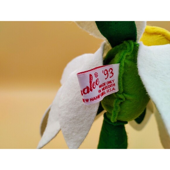 Annalee Mobilitee Vintage 1993 Standing Daisy 9"x6" with Face “Oooh Mouth” Tag - Picture 6 of 13